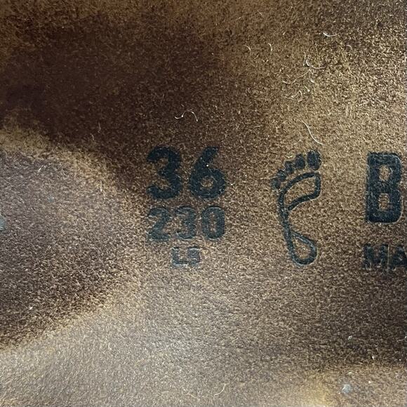 Birkenstock Gizeh Thong Sandals Womens Size 36 US 5-5.5 Navy Blue Flip Flops - Picture 10 of 10